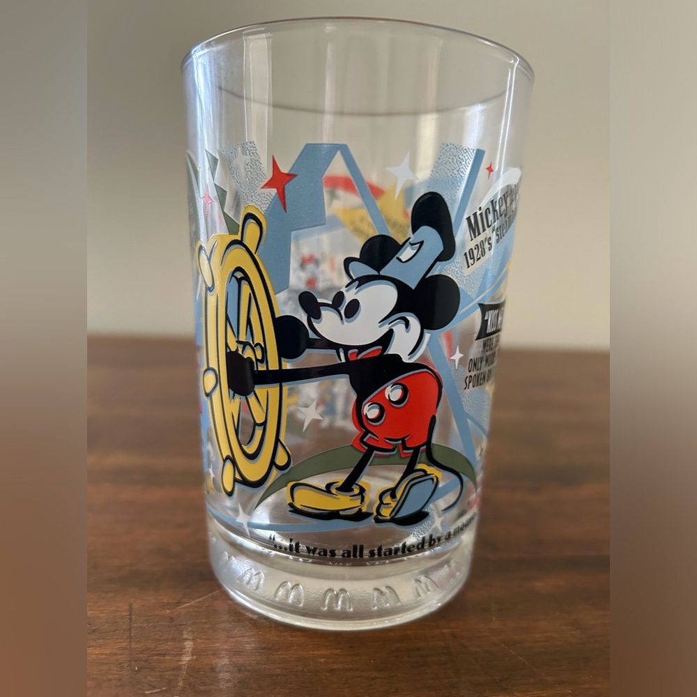 Vintage McDonald’s Mickey 100 years of magic glass